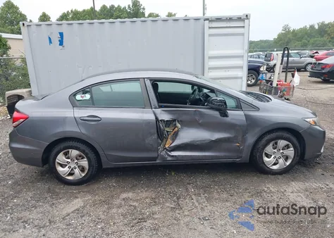 2015 Honda Civic Lx из США, поврежденный, VIN 2HGFB2F57FH501539